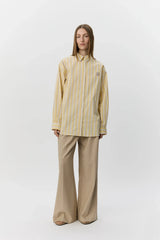 Oversized Shirt in Light Yellow