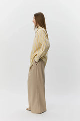 Oversized Shirt in Light Yellow