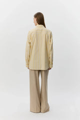 Oversized Shirt in Light Yellow