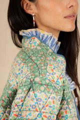 Mikka Reversible Jacket in Spring Green