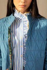 Mikka Reversible Jacket in Spring Green