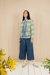 Mikka Reversible Jacket in Spring Green