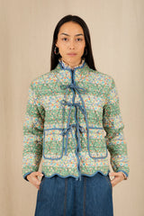 Mikka Reversible Jacket in Spring Green