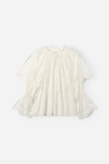 Minnie Blouse in Chalk