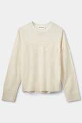 'Voila' Knit Jumper in Off White