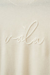 'Voila' Knit Jumper in Off White