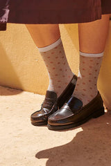 Donna Glitter Socks in Pumpkin Spice