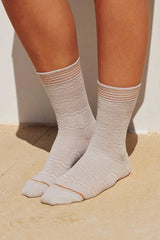Ane Socks in Gray Violet