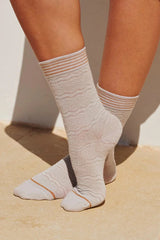 Ane Socks in Gray Violet