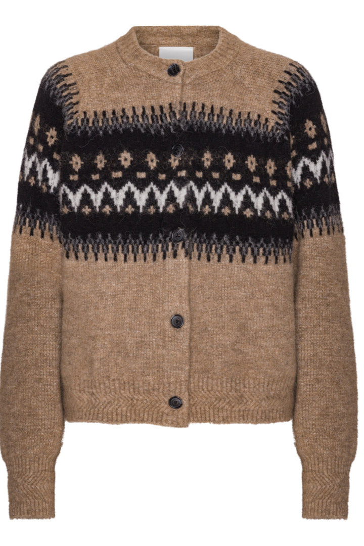 Camma Jacquard Knit Cardigan