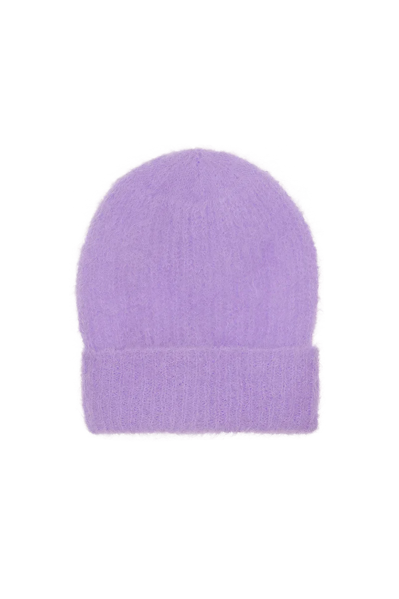 Mohair Hat in Lilac