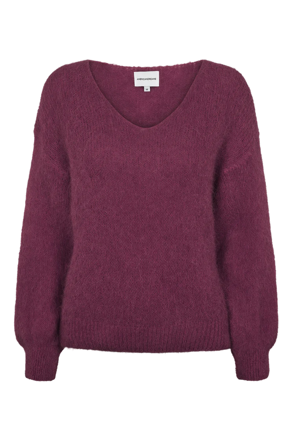 Alpaca Knit in Bordeaux