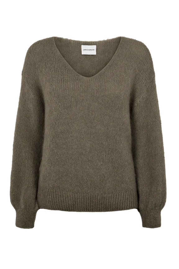 Alpaca Knit in Dark Taupe