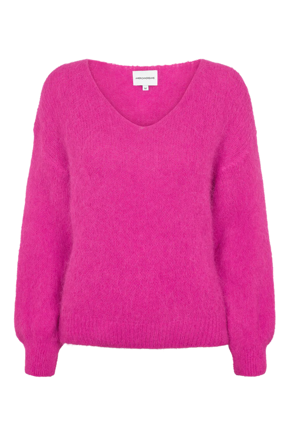 Alpaca Knit in Neon Pink