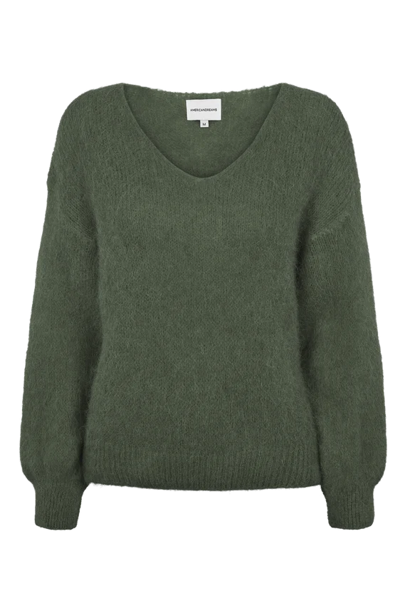 Alpaca Knit in Seaweed Green
