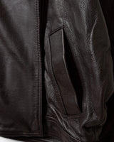 Nikita Leather Jacket in Dark Plum