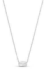 Mom Necklace in Silver