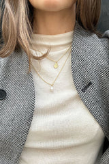Wave Necklace in Gold