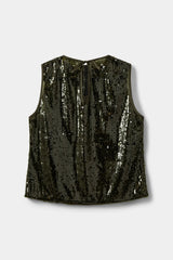 Odessa Top in Olive Green