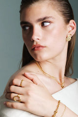 Organic Arena Ring in Gold