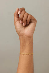 Organic Lovelink Bracelet in Gold