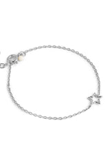 Organic Star Bracelet in Silver