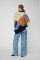 Oversized Patterned Cardigan