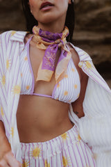 Kinic Silk Scarf in Fuchsia