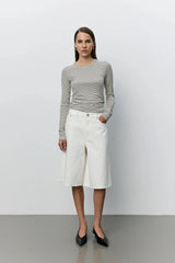 Petriciasw Stripe T-Shirt Off White