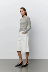 Petriciasw Stripe T-Shirt Grey Striped