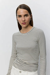 Petriciasw Stripe T-Shirt Grey Striped