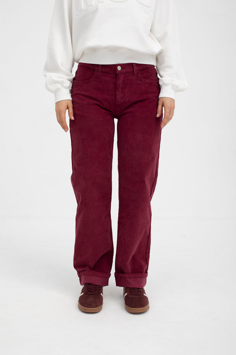 Piccadilly Trousers in Garnet
