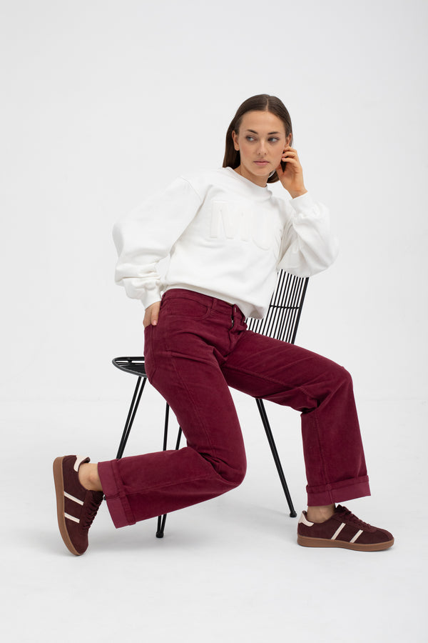 Piccadilly Trousers in Garnet