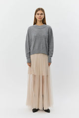 Portia Knit Sweater in Grey