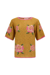 Coastal Granny Top in Mustard