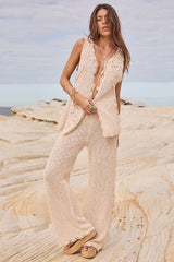 Paradise Found Pants in Sand Dune