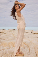 Paradise Found Pants in Sand Dune