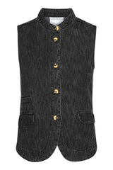 Waist Coat in Dusky Grey