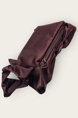 Bow Clutch in Bitter Chocolate