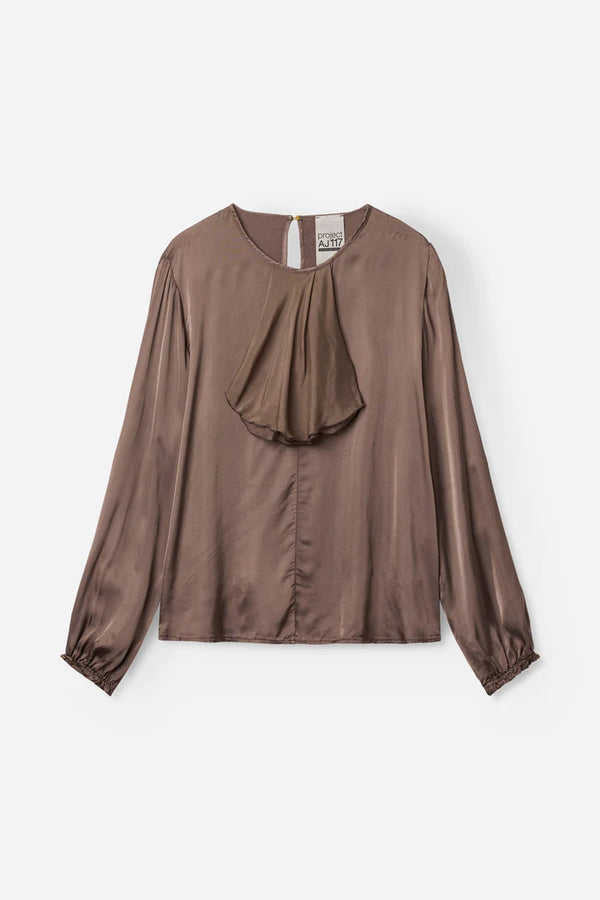 Ravenna Blouse in Coffee
