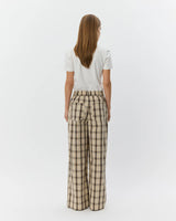Rein Wide Leg Check Trouser