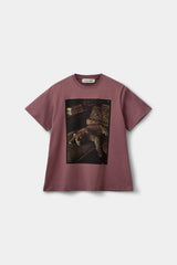 River Boxy T-Shirt in Dusty Plum