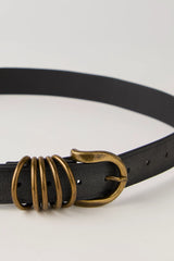 Rori Leather Belt in Black