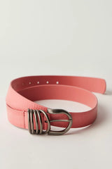 Rori Leather Belt in Paloma Pop