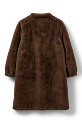 Brown Faux Fur Coat