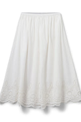 Sara Skirt in White