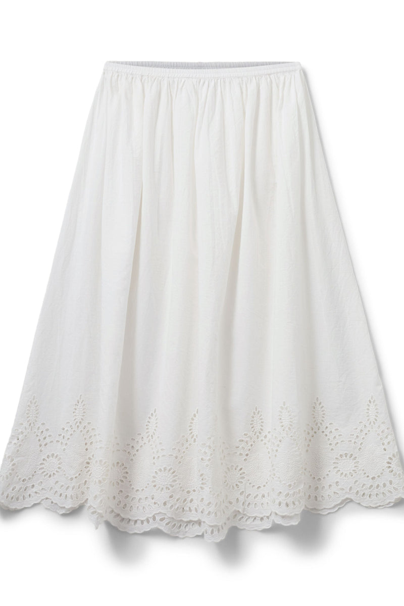 Sara Skirt in White