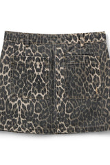 Leopard Mini Skirt