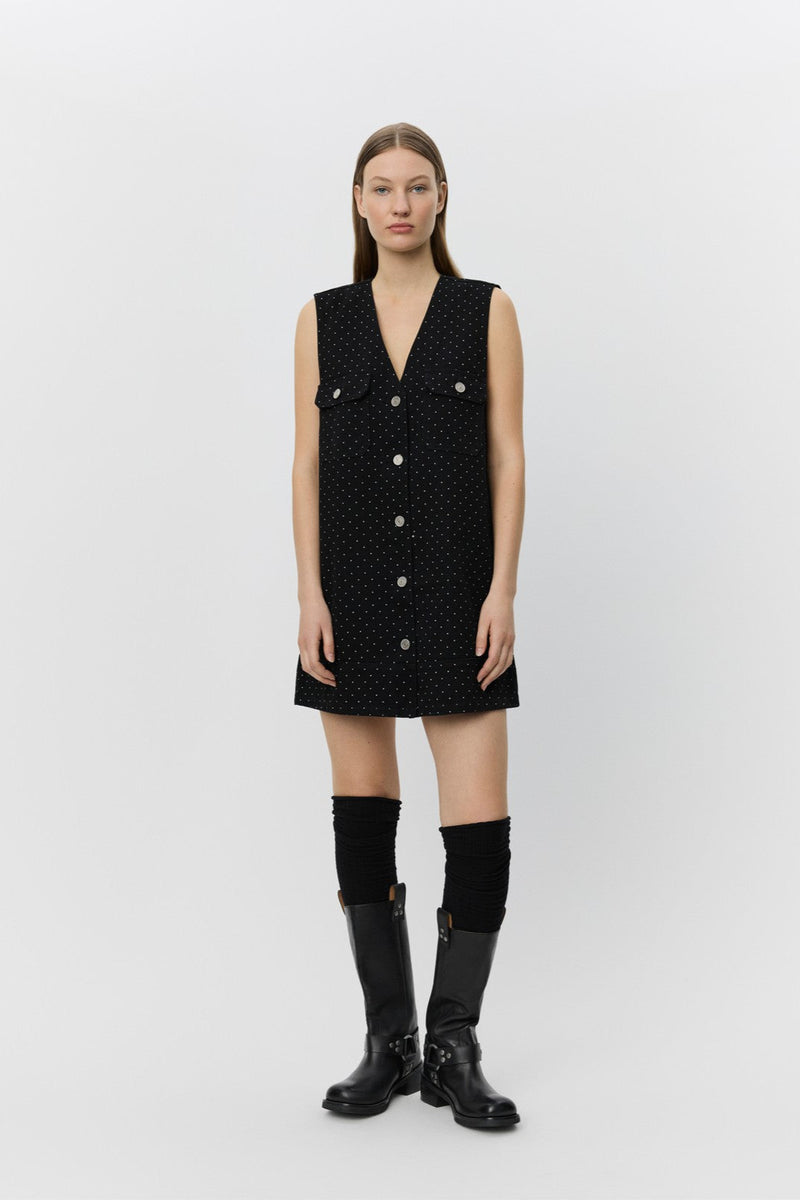 Billie Polka Dot Pinafore Dress