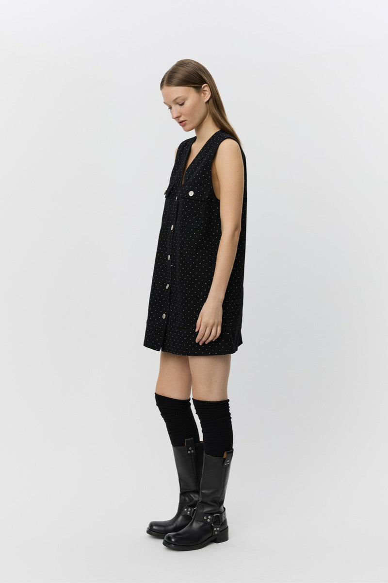 Billie Polka Dot Pinafore Dress